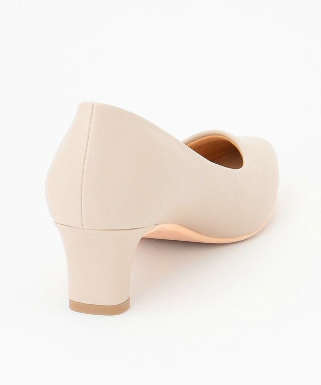 ANY ローヒールパンプス ライトグレー