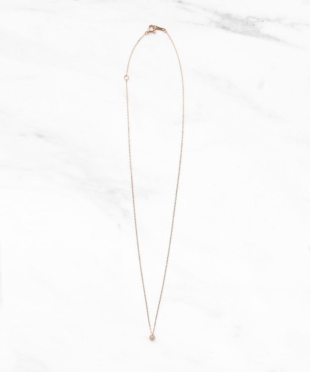 TOCCA 【WEB限定】FLORA K18 DIAMOND NECKLACE K18 ダイヤモンド ネックレス ローズ系