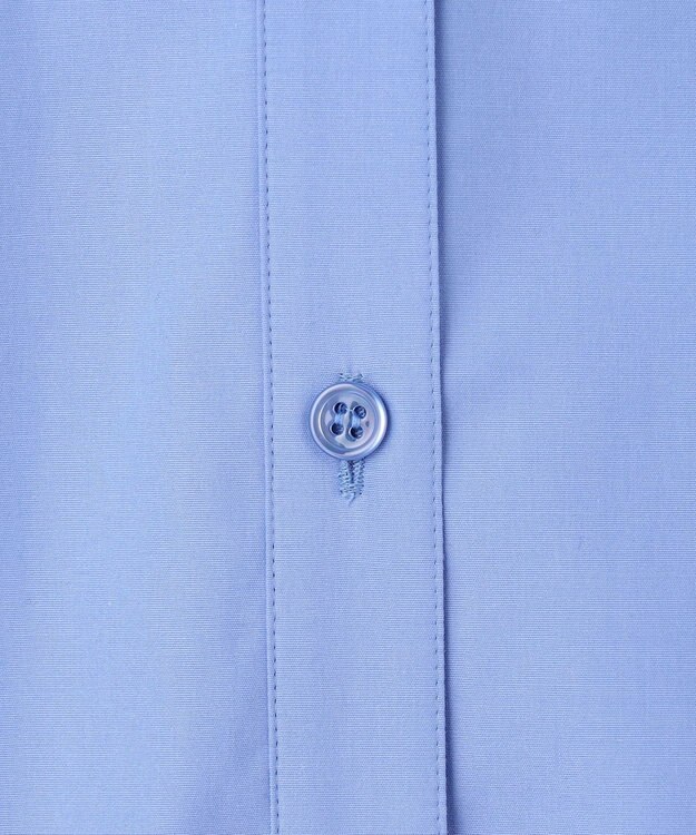 BEIGE， 【S-size】BAILLEUL / スタンドカラーシャツ Sax