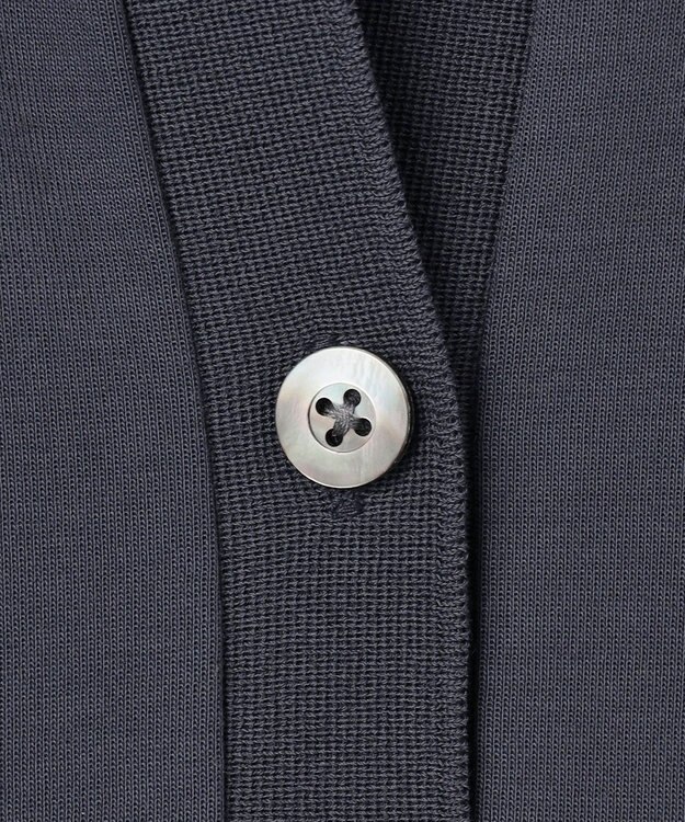 23区 L 【SLOW/一部店舗限定】ライトダンボール スキッパー ワンピース ネイビー系