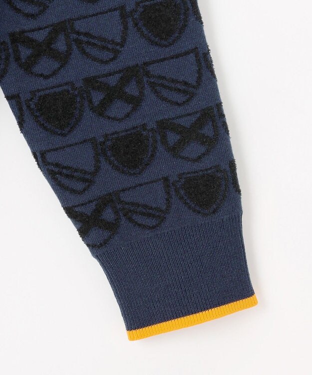 23区GOLF 【MEN】エンブレムジャカードセーター ネイビー系5