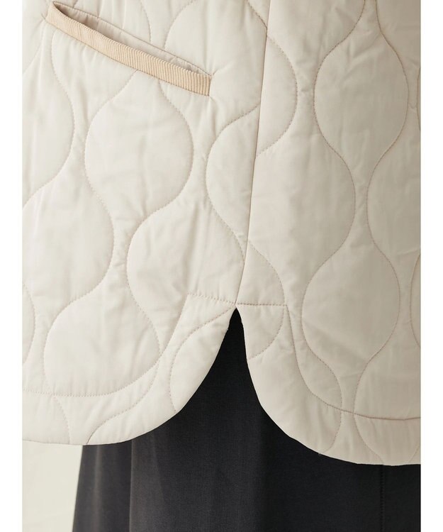 CRAFT STANDARD BOUTIQUE キルティングミドル丈コート Ivory