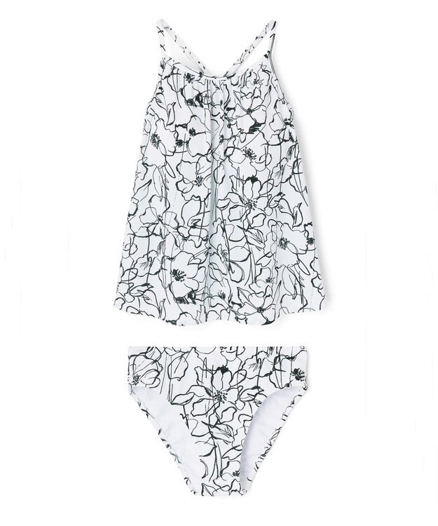 San-ai Resort（三愛水着楽園） 【SALE】タンキニ３点セット　13L　【San-ai Resort（サンアイリゾート）】 ホワイト