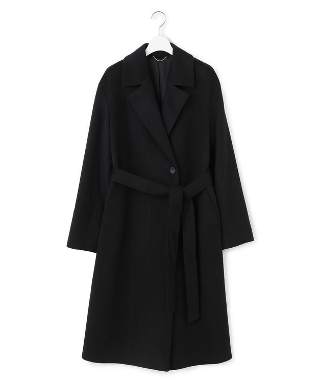 23区 MTRカシミヤライトビーバー チェスターコート ブラック系