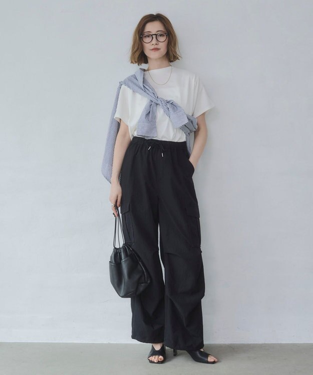 WEGO 【2026春夏新作】接触冷感フレンチスリーブT オフホワイト