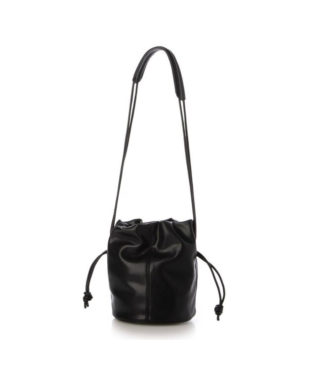 UNBILLION カシュカシュ cachecache / ソフト巾着ショルダーバッグ ブラック