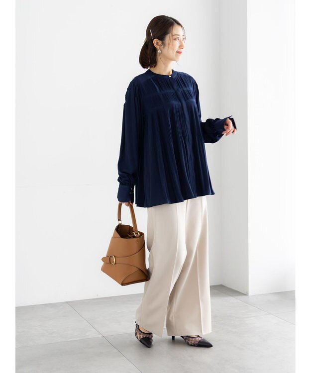 Te chichi パウダーツイルマリンスラックス《2026 spring catalog item》 ベージュ