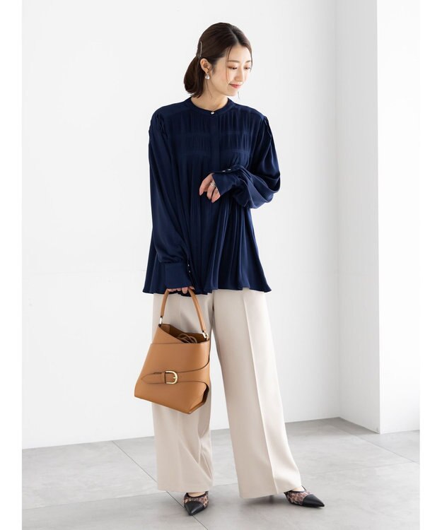 Te chichi パウダーツイルマリンスラックス《2026 spring catalog item》 ベージュ