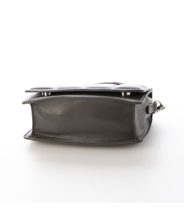 UNBILLION カシュカシュ cachecache / ブロック型押し2wayチェーンショルダー GY