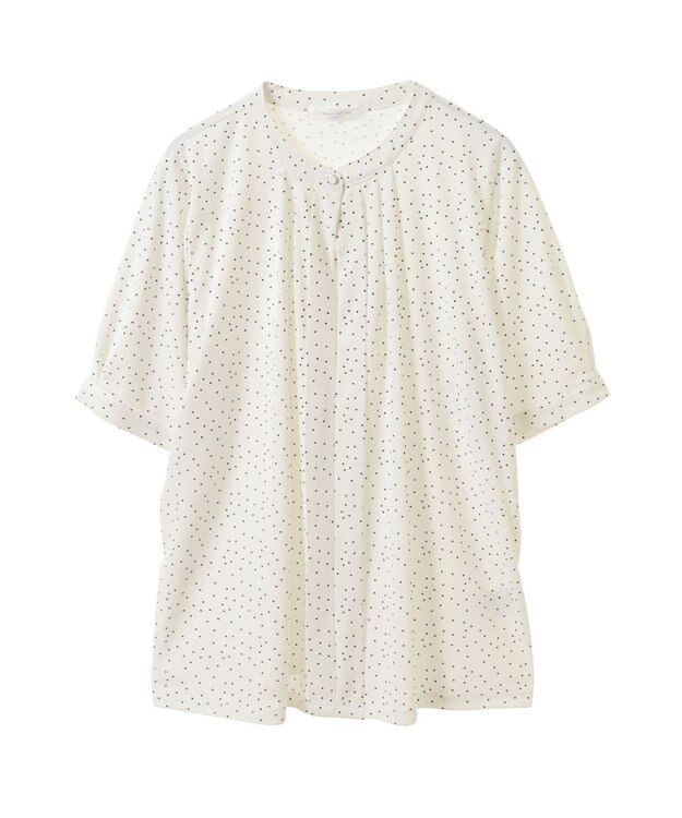 Green Parks ２ｗａｙ　５分袖ブラウソー Dot