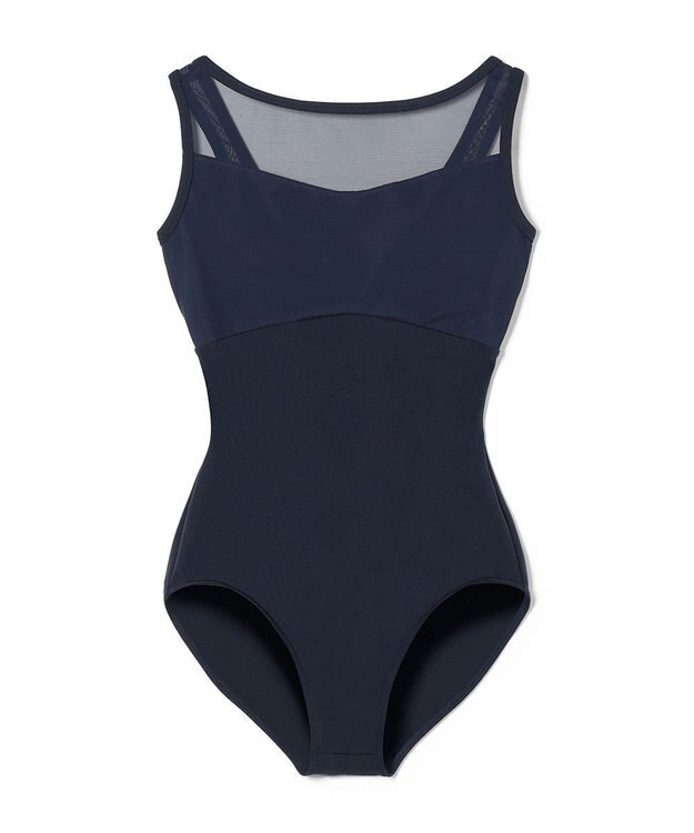Chacott ノースリーブレオタード ネイビー