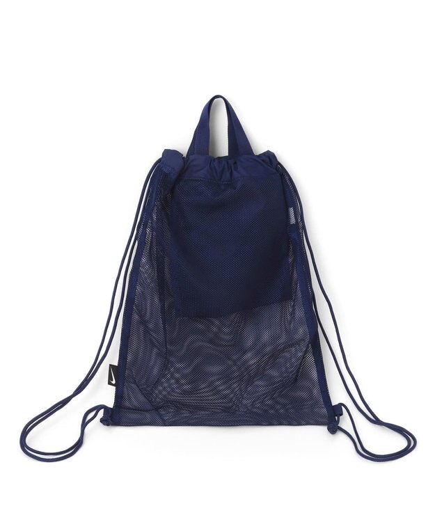 San-ai Resort（三愛水着楽園） 【NIKE】ナイキ メッシュドローストリングプールバッグ ネイビー