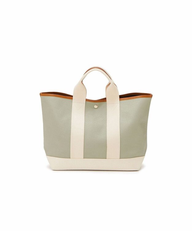 TOPKAPI 【Breath TOPKAPI】SCOTCH GRAIN スコッチグレイン ネオレザー A4トートバッグ グリーングレー