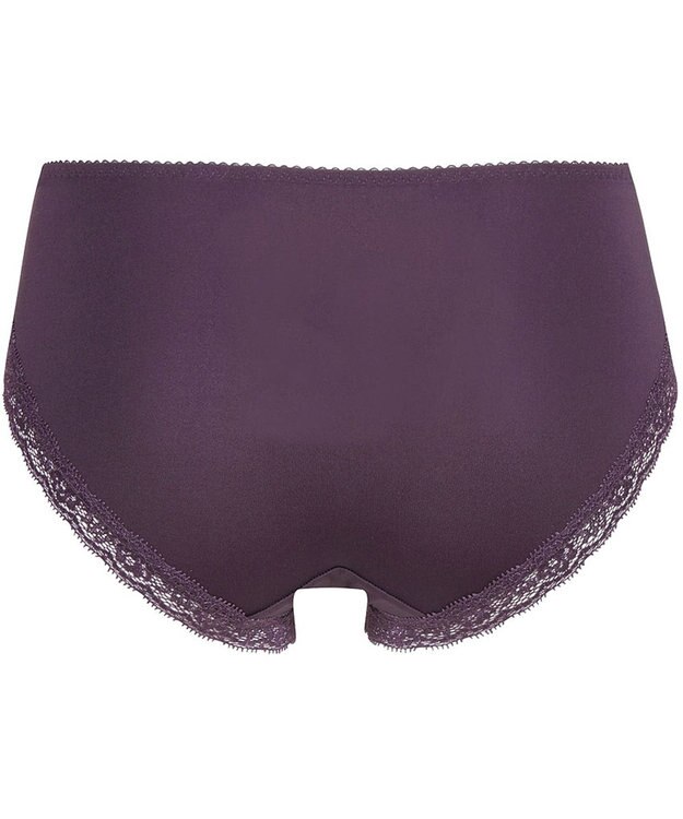 WACOAL ショーツ 【リボンブラ 脇すっきり】 BRB433とペア はきこみ丈あさめ ナイロンベア天竺素材(バック) レディース PRA133 /ワコール バイオレット