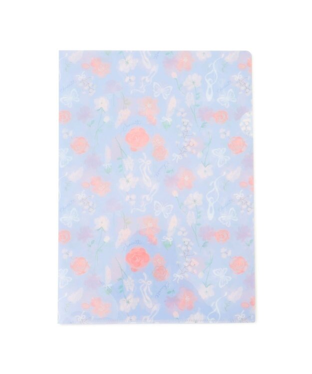 Chacott フラワークリアファイル ベビーブルー