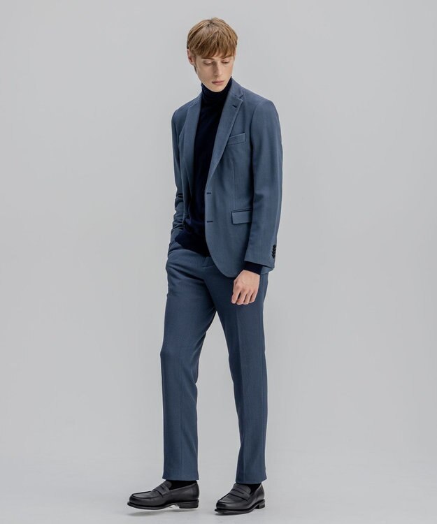 JOSEPH HOMME ソフトタックジャージー　ジャケット ダルブルー系