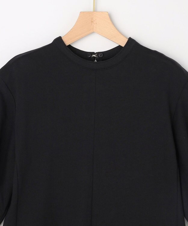 組曲 S 【先行予約・2WAY】レース襟フレンチテリー ワンピース ブラック系