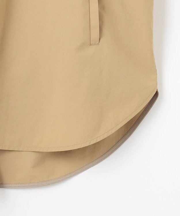 23区 L 【SLOW/一部店舗限定】UVカット/撥水/接触冷感 ナイロンタスランタフタ ライトブルゾン ベージュ系