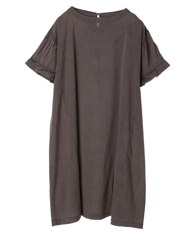 Green Parks Ｉ　ピグメント５分袖チュニック Charcoal Gray