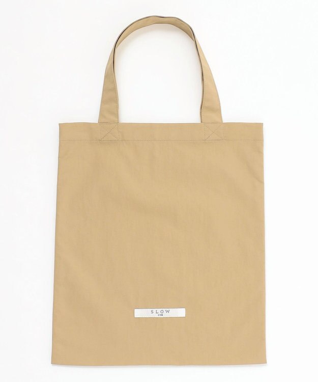 23区 L 【SLOW/一部店舗限定】UVカット/撥水/接触冷感 ナイロンタスランタフタ ライトブルゾン ベージュ系