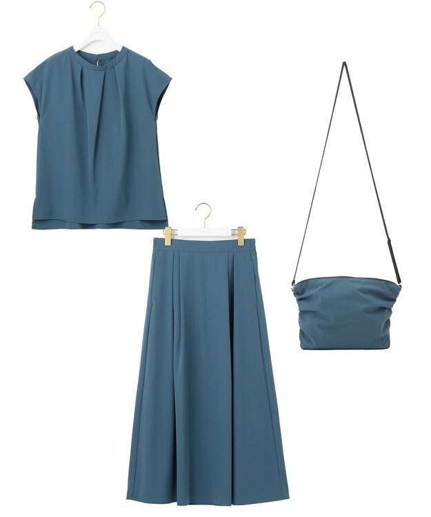 ANY SIS 【撥水・接触冷感・UVカット・洗える】イージートリプル SET ブルー