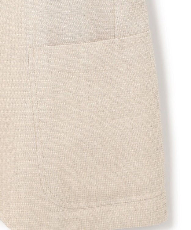 J.PRESS MEN 【SAFILIN】リネンキャンブリックワッフル ジャケット アイボリー系