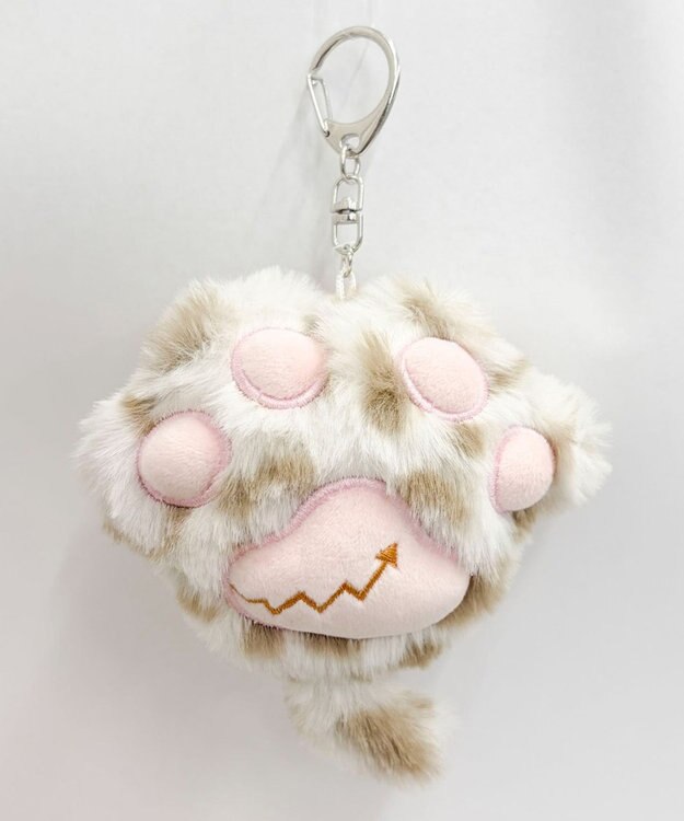 WEGO レオパードにくきゅうぬいぐるみキーホルダー ベージュその他