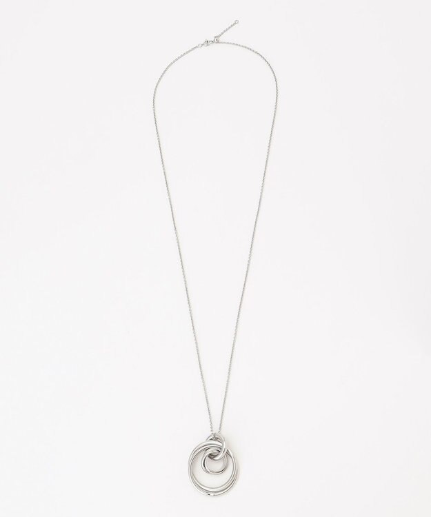 自由区 【カタログ掲載】6リング ネックレス シルバー