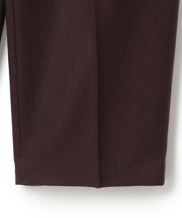 BEIGE， TERNES / フロントジップワイドパンツ Bordeaux