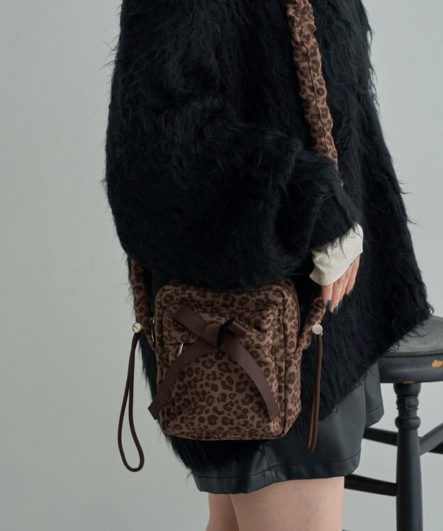 WEGO リボンギャザーミニショルダー 柄1