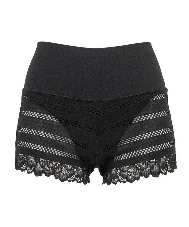 BRADELIS New York 【BRADELIS Me】 オールインワンスタイルショーツ ブラデリス 綿混ショーツ ブラック