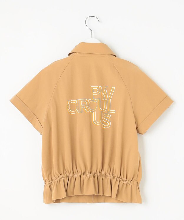 PW CIRCULUS 【WOMEN】ギャザリングシャツ  ゴルフウェア レディース ベージュ系