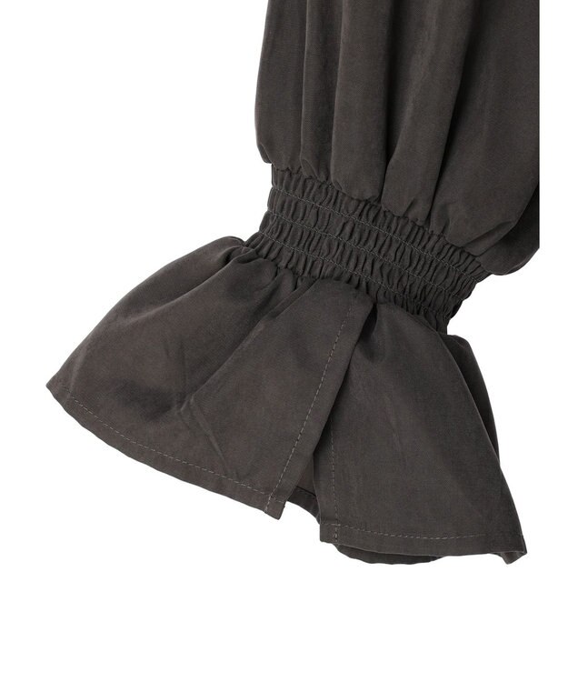 Green Parks armonia．ピンタックワンピース Charcoal Gray