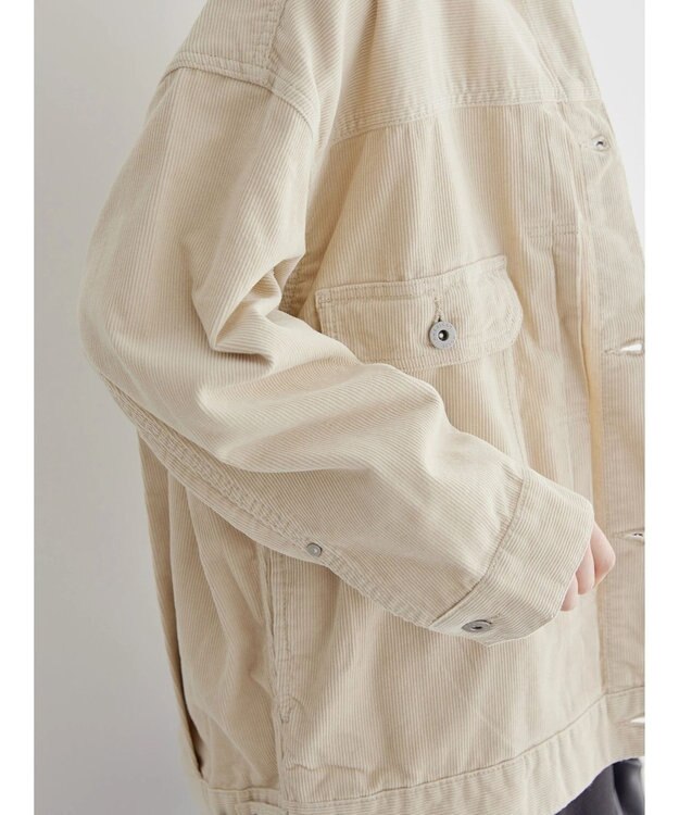 AMERICAN HOLIC コーデュロイジャケット Ivory