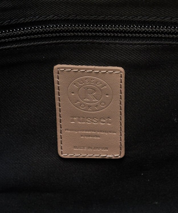 russet スムースレザートートバッグ(CE-1677) Black