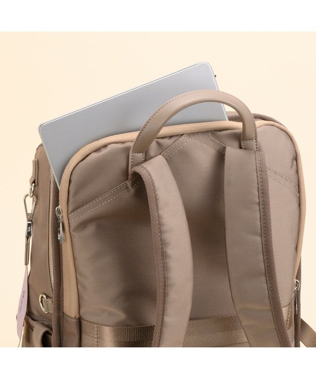 ACE BAGS & LUGGAGE W&.Day Night リッカ スクエアリュック A4サイズ 11712 ダブルアンドデイナイト ビジネスバッグ スモーキーピンク