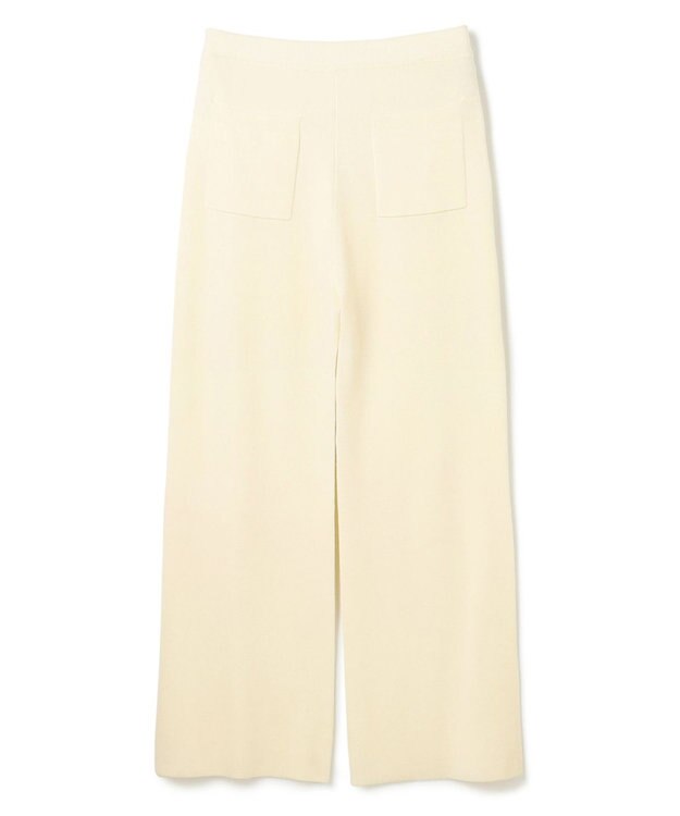 uncrave ハイゲージニット フレアパンツ オフ