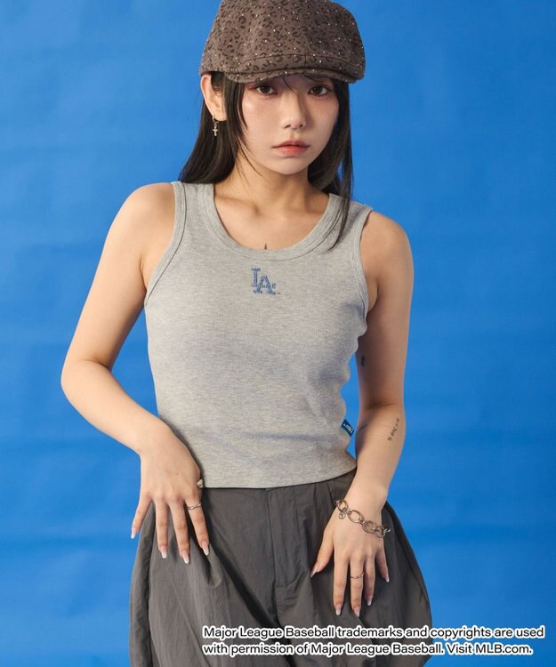 WEGO 別注MLBラインストーンタンク 柄1