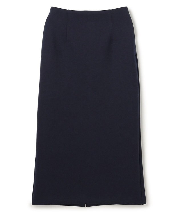 UNFILO 【野呂佳代さん着用/新色追加】BEAUTY FORM JERSEY Iラインスカート [NEW]ネイビー
