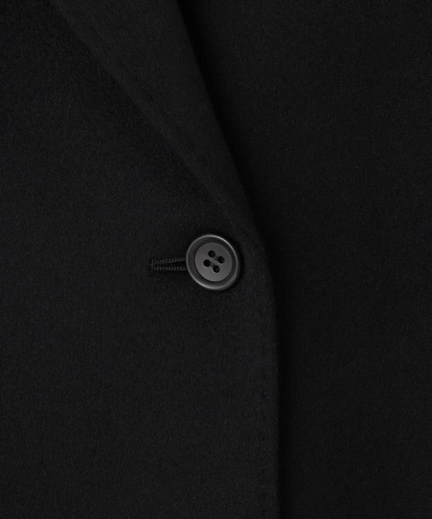 23区 MTRカシミヤライトビーバー チェスターコート ブラック系