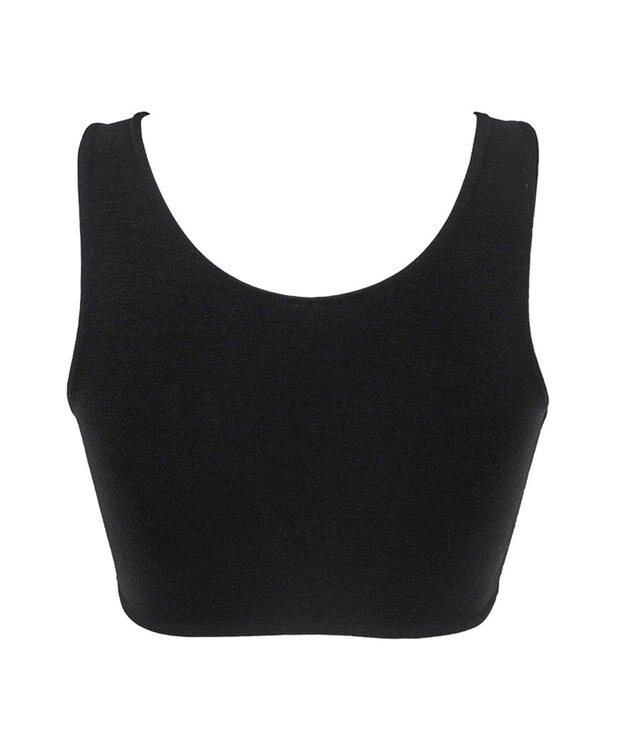 BRADELIS New York 【BRADELIS Me / ノンワイヤー・バストアップ】 カシュクールレーシィナイトブラ ブラック