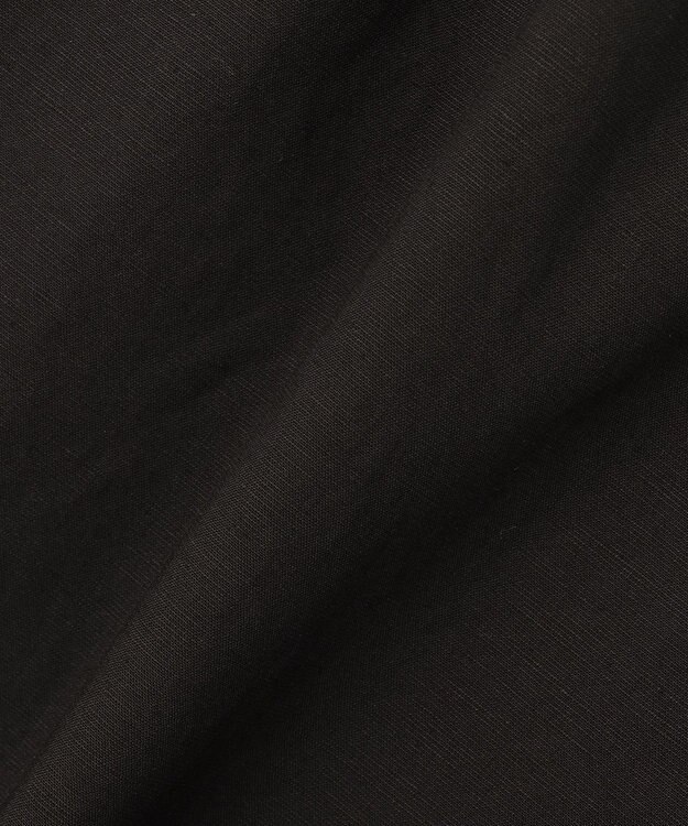 UNFILO MENS ライトリネン ワイドパンツ [23年春夏商品] ブラック