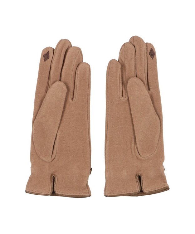 UNBILLION カシュネ cache nez / ビット金具付きジャージー手袋 ブラウン