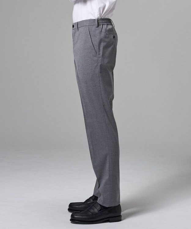 JOSEPH HOMME 【後ろウエストゴム仕様】キャリーマンストレッチ   テーパードパンツ / CITY EASY ライトグレー系