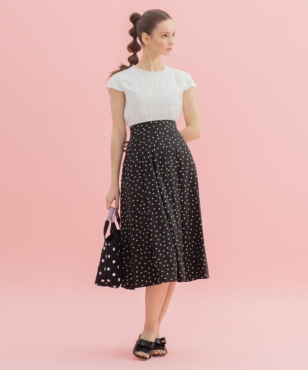 TOCCA 【洗える！】SOLEIL シフォントップス アイボリー系