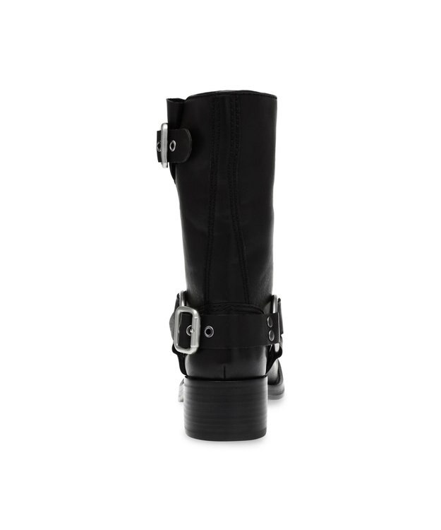 STEVE MADDEN EN-ROUTE ミドル丈エンジニアブーツ ブラック