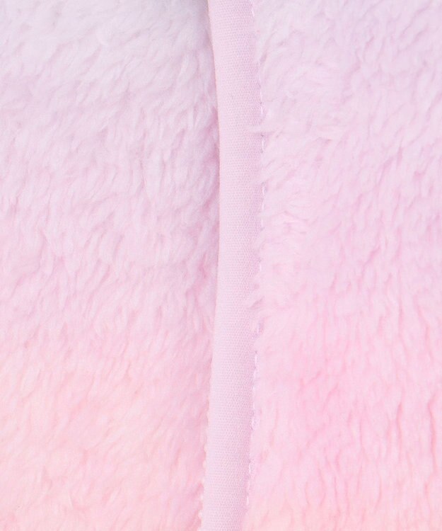 ANY KIDS ネコポケットボアブルゾン レインボー×ラベンダー