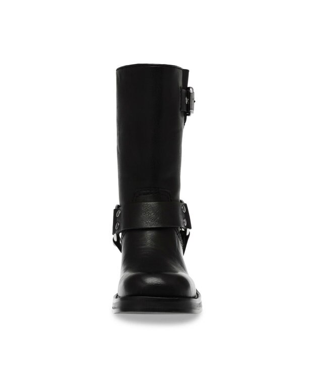 STEVE MADDEN EN-ROUTE ミドル丈エンジニアブーツ ブラック