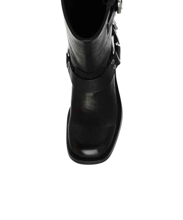 STEVE MADDEN EN-ROUTE ミドル丈エンジニアブーツ ブラック