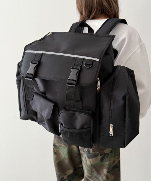 WEGO BIGポケット拡張バックパック 柄4